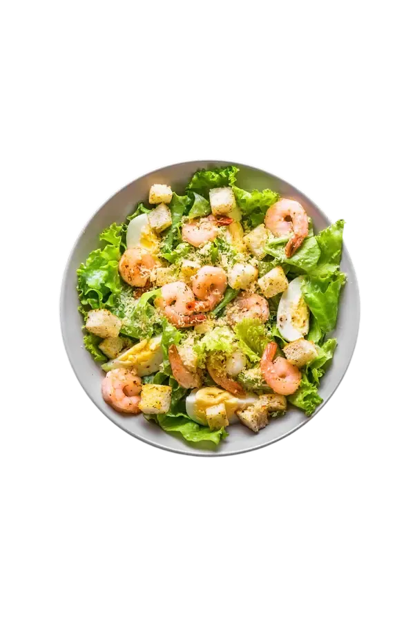 Ensalada César con Langostinos