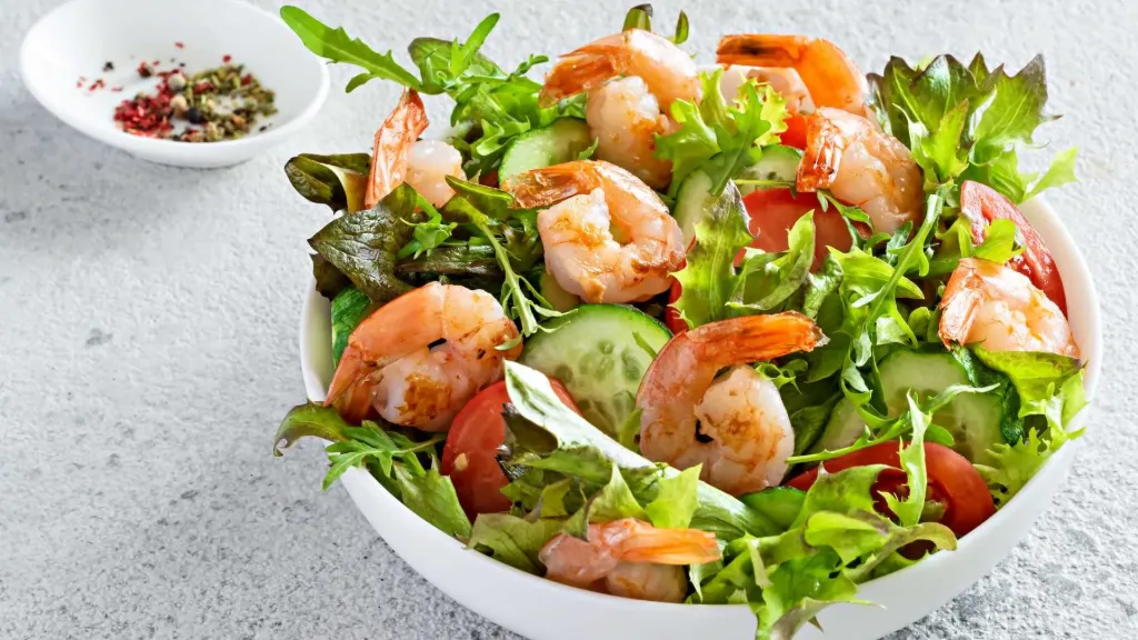 Ensalada Angélica con Langostinos