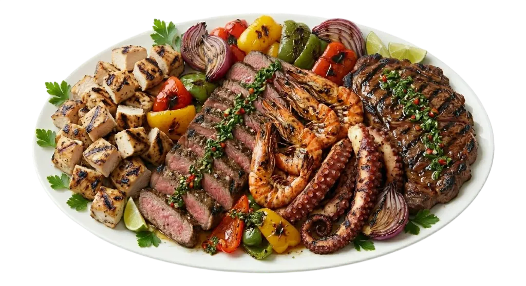 Parrilla Mar y Tierra X2